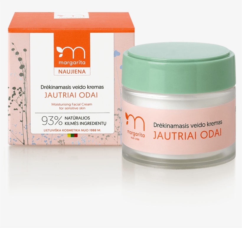 4770001000441 Margarita Naujiena Drekinamasis Kremas - Margarita Jautriai Odai 50ml, transparent png download