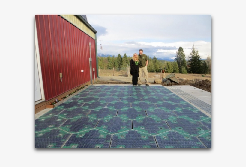 Solar Parking Lot - Solar Powered Roads, transparent png download