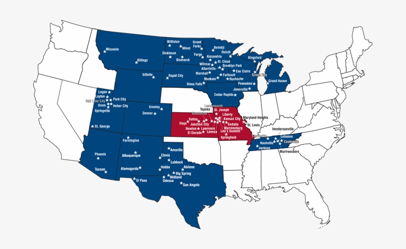 Border States Electric, A 100 Percent Employee Owned - Us States, transparent png download