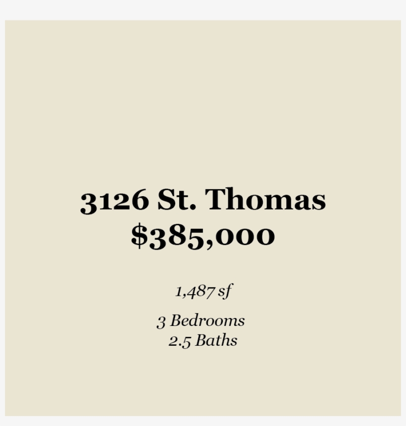 3126 St Thomas St-05, transparent png download