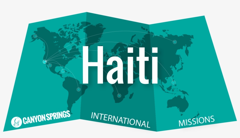 Haiti Spring Mission Trip - World Map, transparent png download