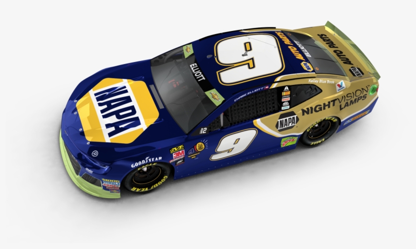 Elliott To Drive New Napa Nightvision Chevy At Talladega - Chase Elliott Talladega Paint Scheme, transparent png download