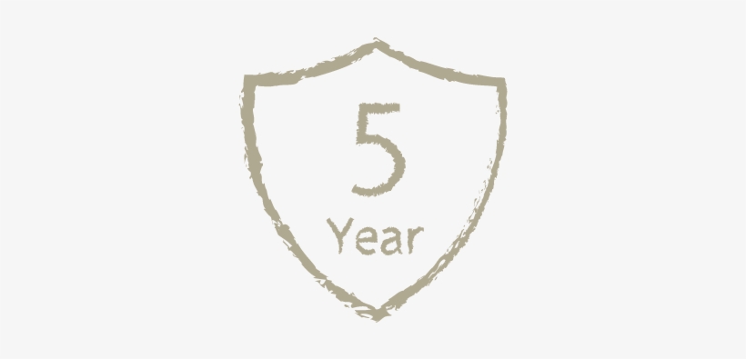 5 Year Guarantee - Emblem, transparent png download
