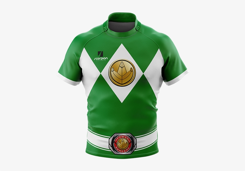Power Range Rugby Shirts Power Range Rugby Shirts - Blue Power Rangers Shirt, transparent png download