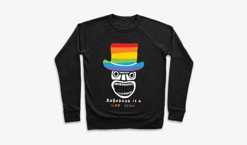 Babadook Is A Gay Icon Pullover - Babadook And Pennywise Meme, transparent png download
