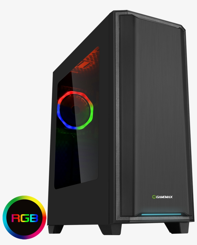 Ultra Fast I5 Quad Core Gaming Pc Tower Wifi & 8gb - Computer Case, transparent png download