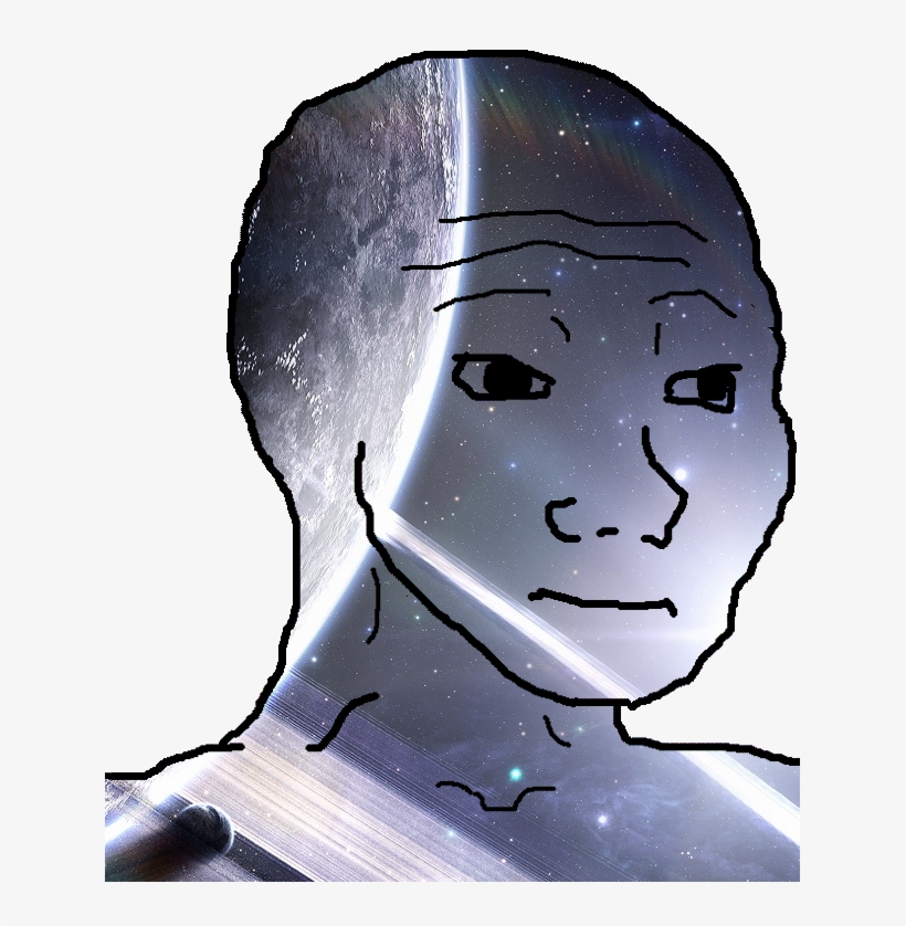 715kib, 629x758, Space Wojak - Know That Feel Bro Birthday, transparent png download