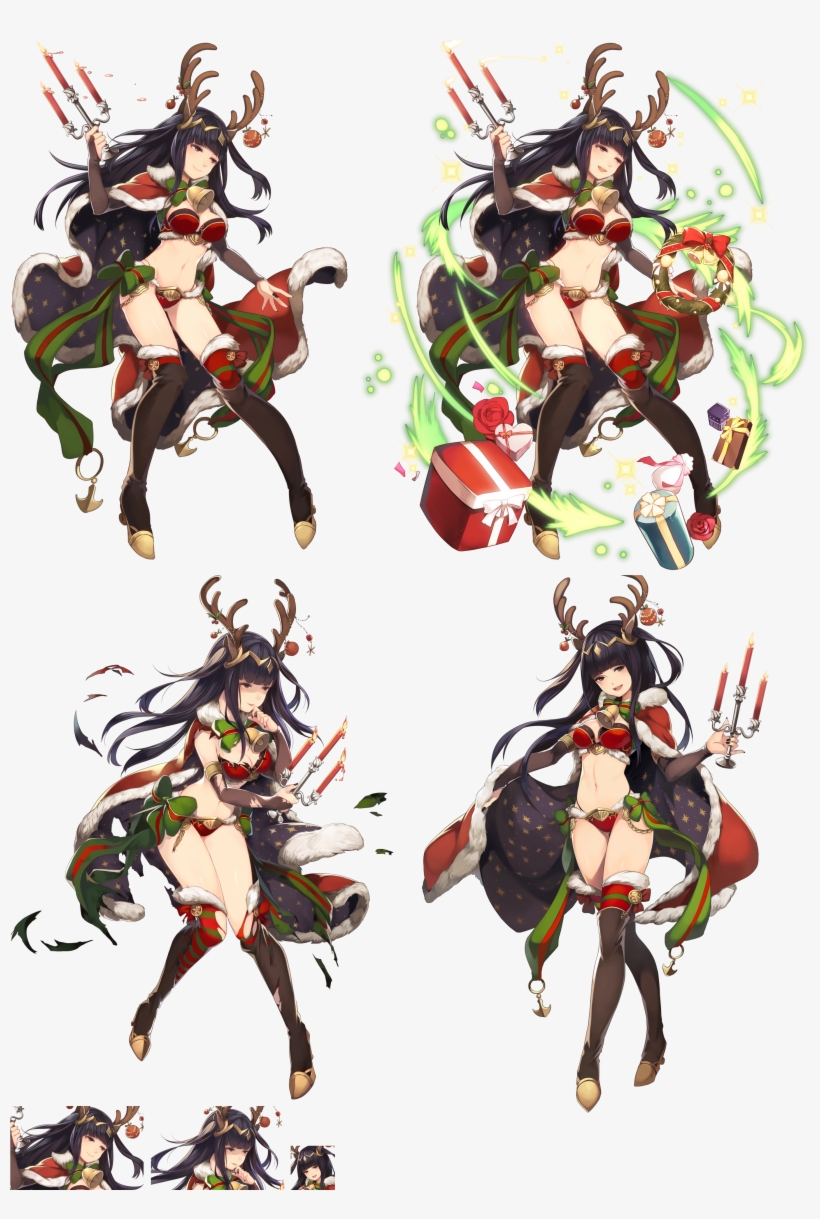 Click For Full Sized Image Tharja - Fire Emblem Heroes Christmas Tharja, transparent png download