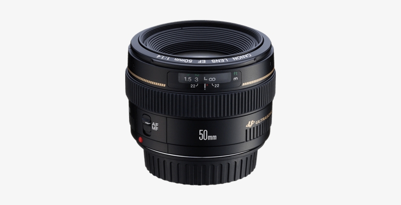 Canon Prime Lens - Canon 50 Mm 1.4, transparent png download