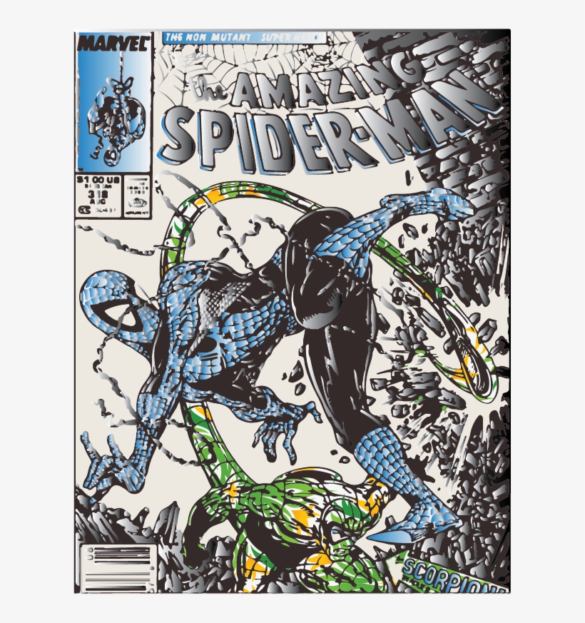 Picture - Spider Man Scorpion Comics, transparent png download