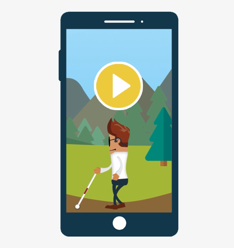 Click To Play Video-demo Of Blind Explore On Youtube - Illustration, transparent png download