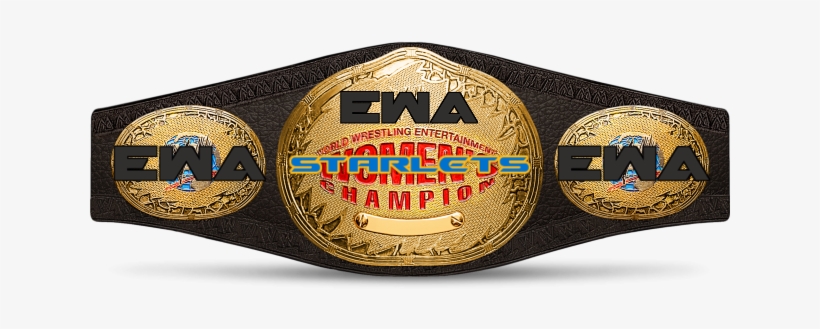 Ewa Starlets Championship Belt - Professional Wrestling, transparent png download