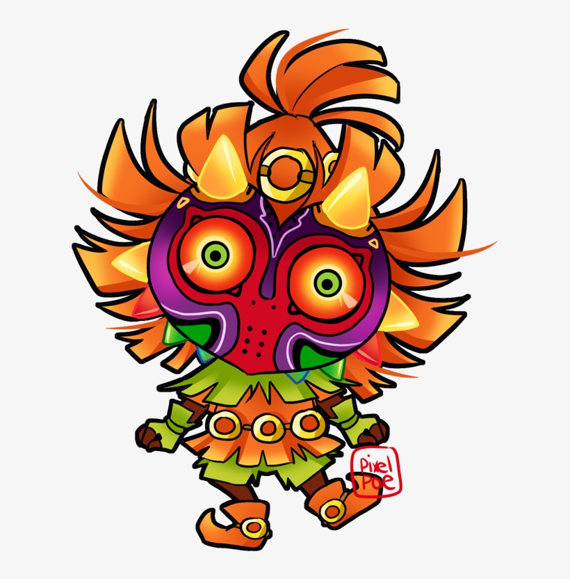 Esta Figura Venía En Un Bundle Especial Junto Con El - Chibi Skull Kid, transparent png download