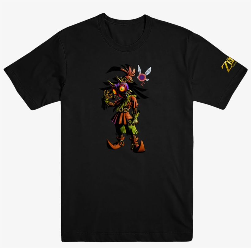 Tee - Skull Kid - Men's Fila Logo T-shirt, transparent png download