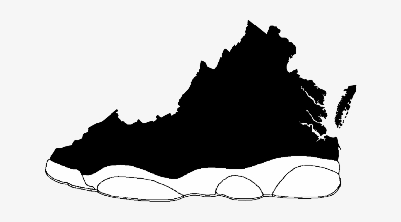 Air Jordan 11 Retro - Virginia 2008 Election Map, transparent png download