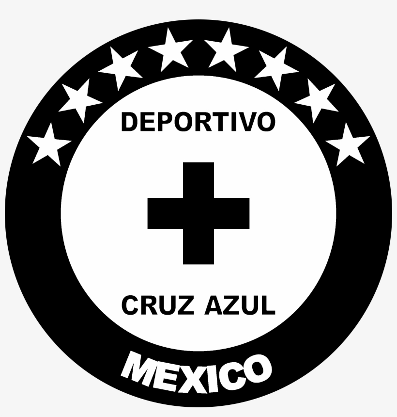 Cruz Azul Logo Black And White - Cruz Azul Logo, transparent png download