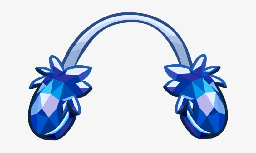 Crystal Puffle Earmuffs Icon - Earmuffs, transparent png download