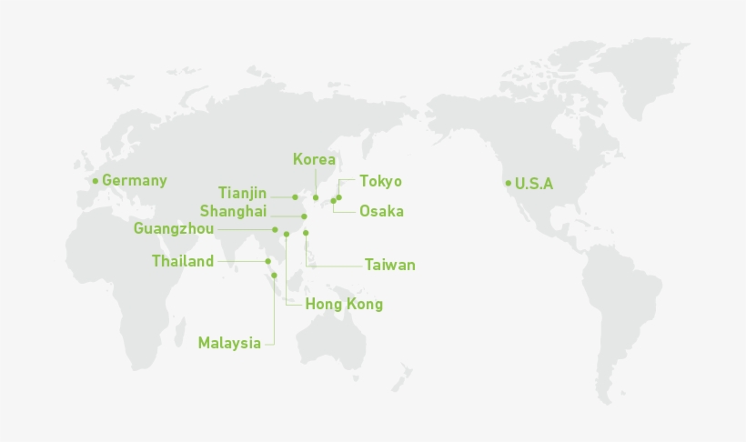 For The Tape Business As Well, We Exploit Group's Network - World Map, transparent png download