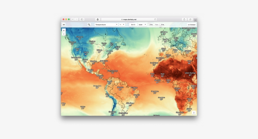 Dark Sky Weather App - Atlas, transparent png download