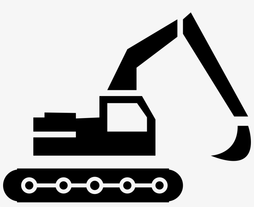 Backhoe - Excavadora Logo, transparent png download