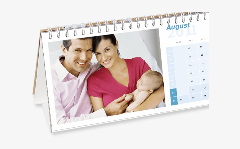 Desktop Calendar Perfect Personlised Photo Calendar - Calendar, transparent png download