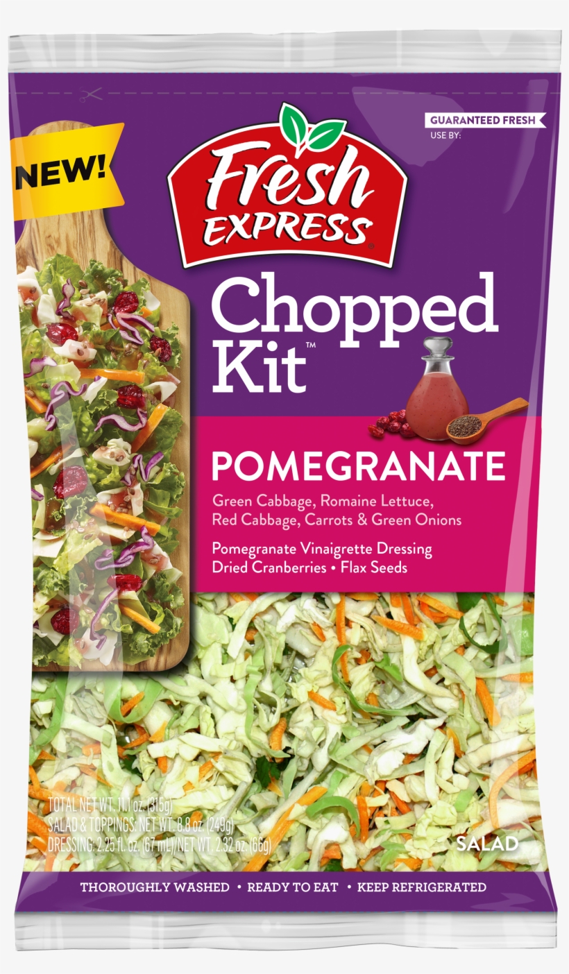 Pomegranate Chopped Kit - Fresh Express Spring Mix - 5 Oz Bag, transparent png download