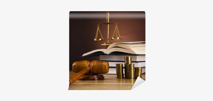 Law Theme, Mallet Of Judge, Wooden Gavel Wall Mural - L'interdiction By Balzac Honore De 9781539050865 (paperback), transparent png download