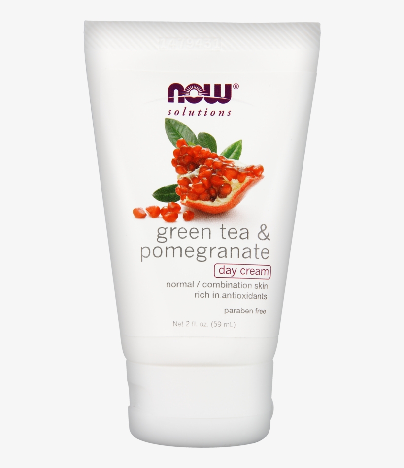 Product Description - Now Foods Green Tea & Pomegranate Day Cream, transparent png download