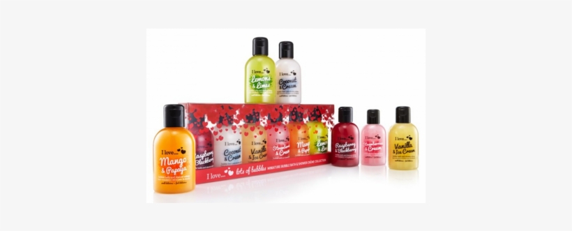I Love Cosmetics Lots Of Bubbles Miniature Set 6 X - Love… Lots Of Bubbles Miniature Gift Set, transparent png download