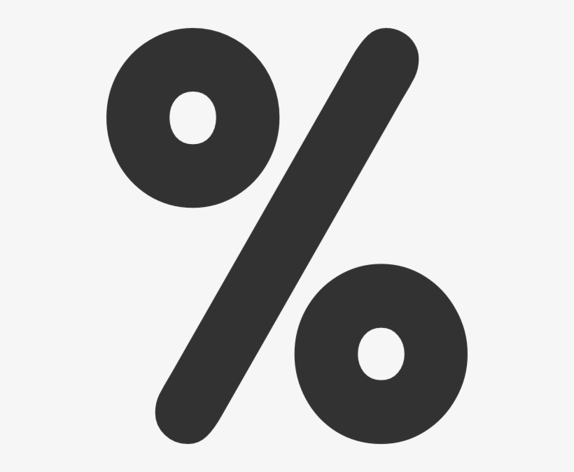 Download Free High Quality Percentage Png Transparent - Percentage Clipart, transparent png download