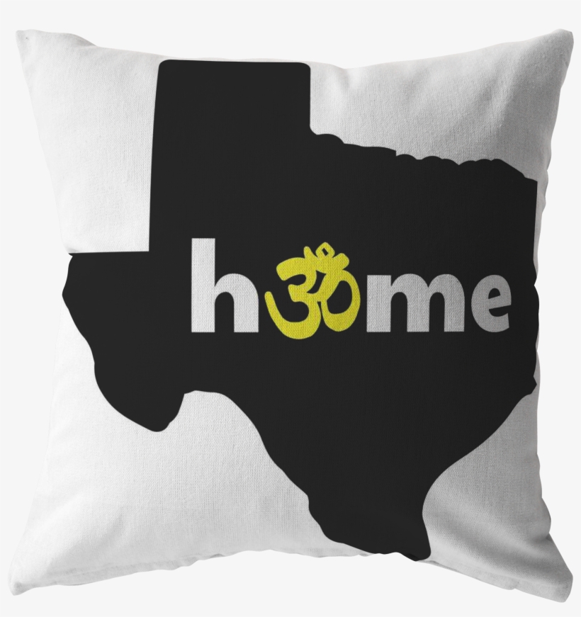 Texas Om Pillow - Pillow, transparent png download