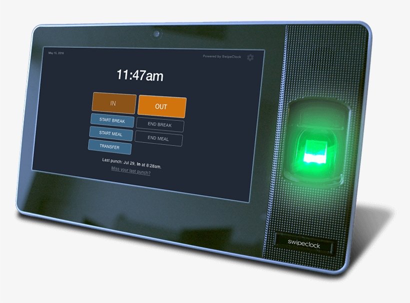 New York Employers Can Eliminate Buddy Punching With - Swipeclock Workforce Management Clock, transparent png download