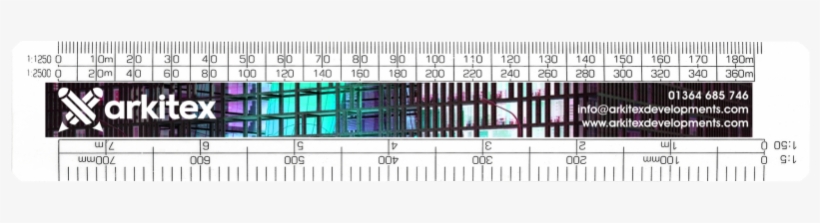 150mm Architects Scale Ruler - Ruler, transparent png download