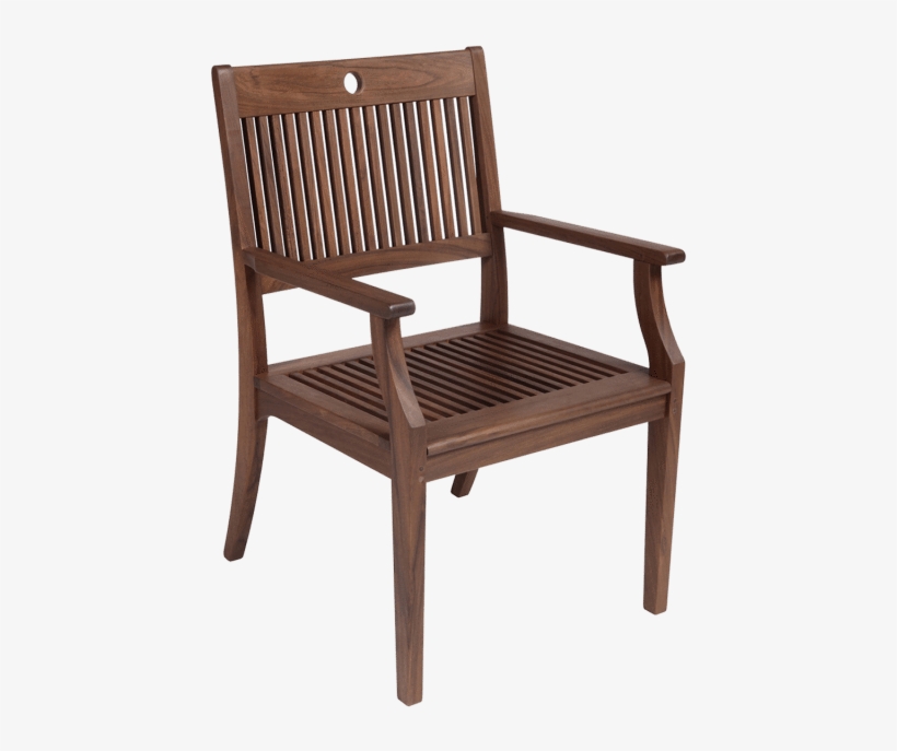 Opal Wood Dining - Ipe Opal Dining Chairs With Arms 6286r, transparent png download