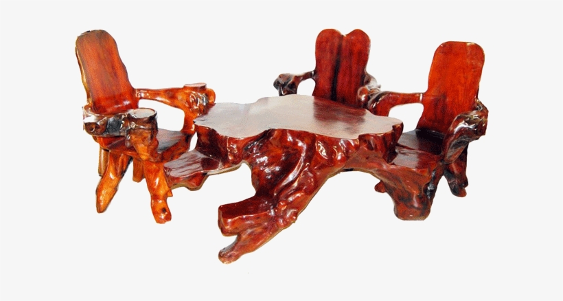 Dining Table Made Form Makha Wood - Afzelia Xylocarpa Wood Furniture, transparent png download