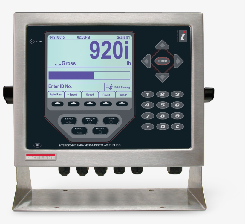 920i Programmable Weight Indicator Controller Universal - Rice Lake 920i, transparent png download
