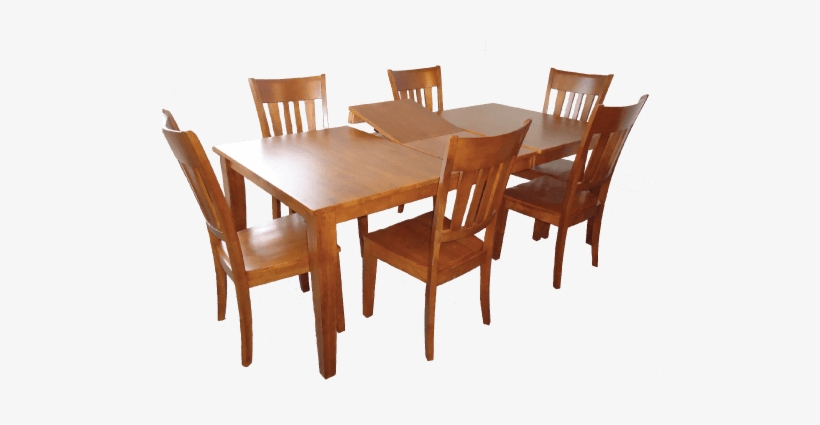 Additional Rectangular Extension Solid Wood Table - โต๊ะ กิน ข้าว ไม้ 4 ที่นั่ง, transparent png download