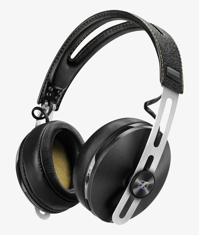 Headphones - Sennheiser - Momentum On-ear Wireless - Black Headphones, transparent png download