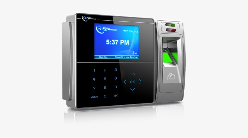 Easyclocking Ec200 Fingerprint Time Clock Image - Easy Clocking Ec200, transparent png download
