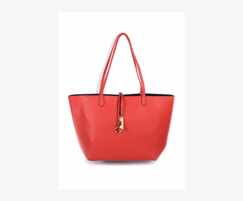 Red/coffee Sweet Simplicity Reversible Tote Handbags - Shopper Patrizia Pepe Rossa, transparent png download