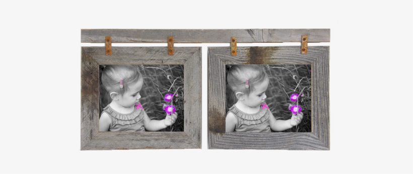 Rustic Reclaimed 2 8 X 10 Vertical Or Horizontal Barnwood - Horizontal 2" Barnwood Conestoga Collage For (2) 8, transparent png download