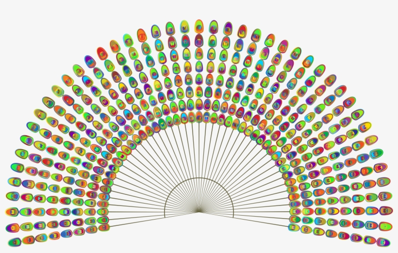 Big Image - Peacock Vector Fan, transparent png download