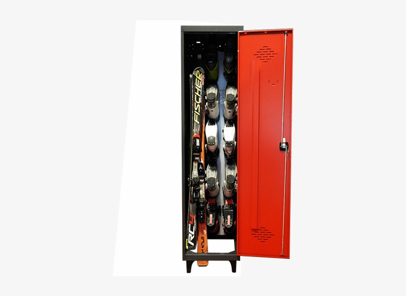 Ski Closet In Steel - Armoire A Ski Metal, transparent png download