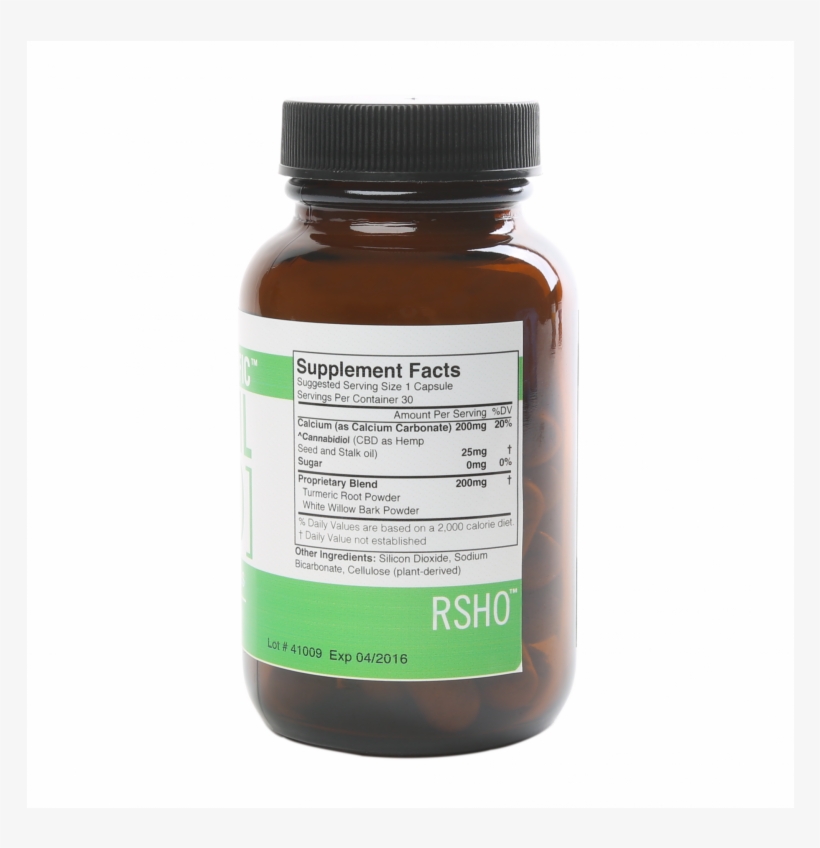 Real Scientific Hemp Oil™ 30 Green Label Capsules Of - Hemp Oil, transparent png download