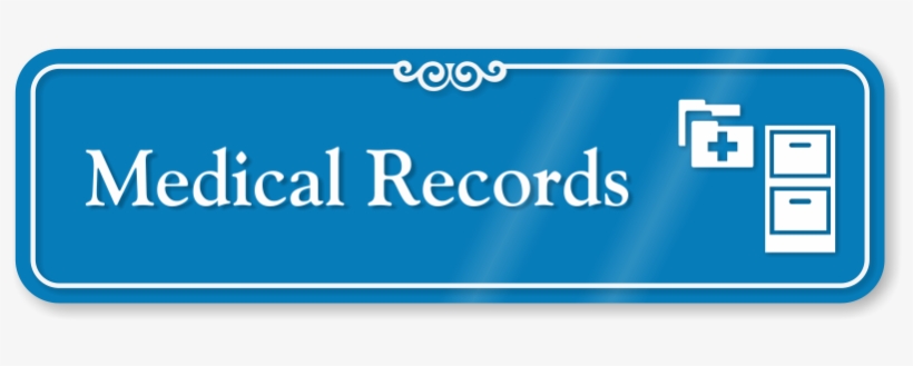 Medical Records Hospital Showcase Sign - Adults Only Bathroom Sign, transparent png download