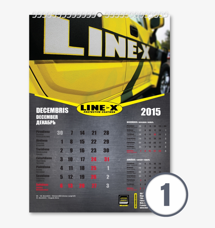 Wall Callendars - Calendar, transparent png download