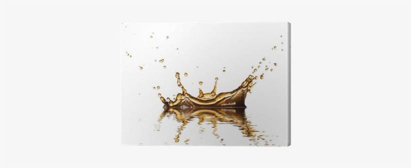 Brown Liquid Splash Of Coffee Or Cola, On White Background - Coffee, transparent png download
