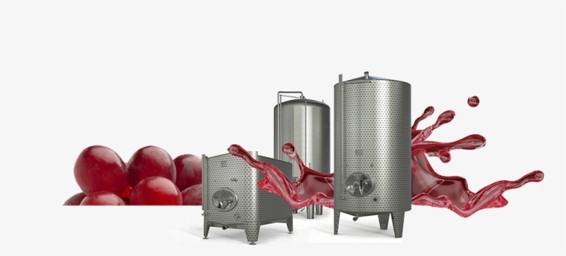 Stainless Steel Tanks For Every Phase Of The Winemaking - Decapoda, transparent png download