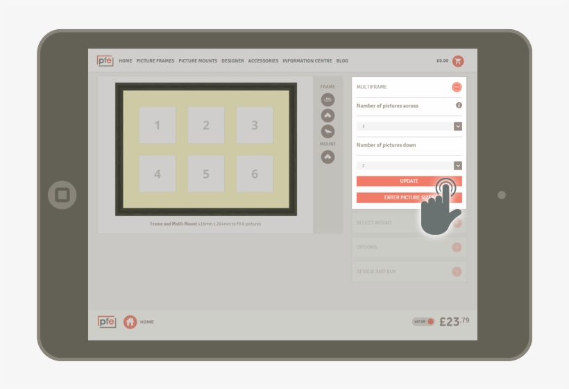 Step 2 Amount Of Pictures - Picture Frames Express, transparent png download