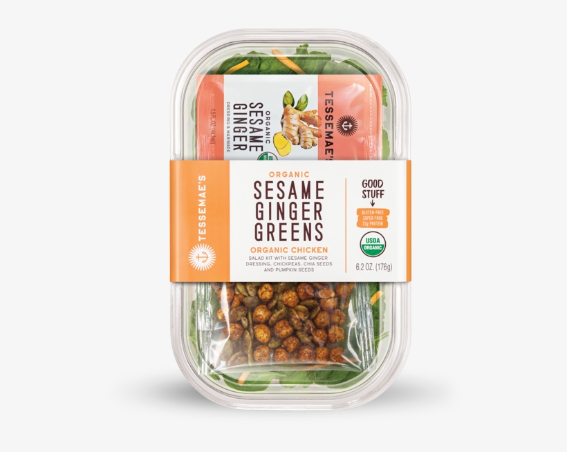 Sesame Ginger Greens Salad Kit - Sesame Ginger Salad Kit, transparent png download